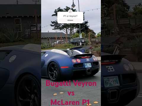 McLaren P1 vs Bugatti Veyron #bugatti #mclaren #supercars #automobile #hypercar #racecar