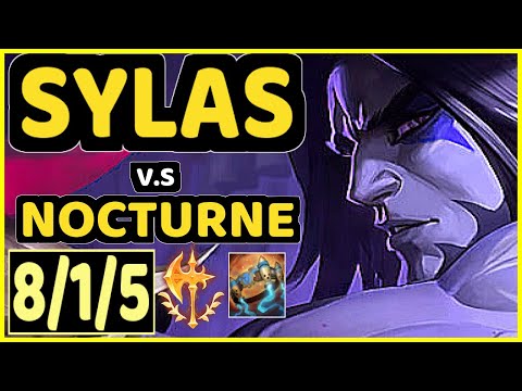 DARDOCH (SYLAS) vs NOCTURNE - 8/1/5 KDA JUNGLE CHALLENGER GAMEPLAY - NA