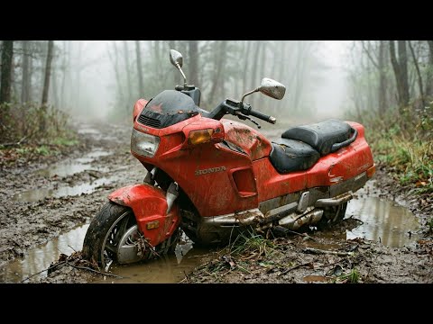 Thumbnail for Restoring a Rusty, Abandoned Honda PC800 'Spaceship' After 20 YearsSEO #HONDA  by Motorcycle