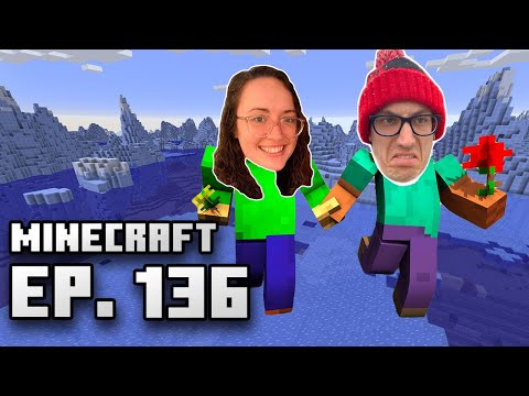 Minecraft BLIND Let's Play [Ep. 136] -- Ryan and Meg's First Time Playing Minecraft Survival!