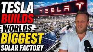 Tesla's Giant Solar Factory Is Real & The Scale Is Hard to Believe