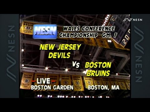 Bruins-Devils Game 7 1988 Wales Conference Final 5/14/88