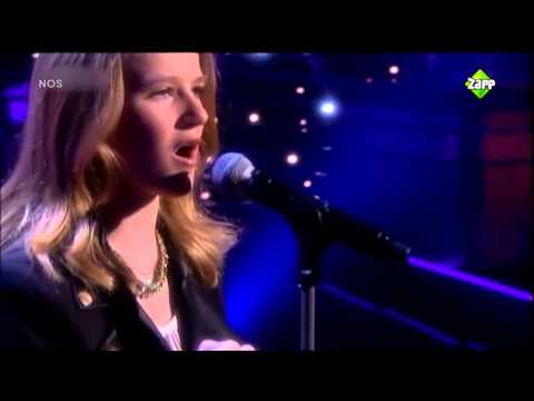 Laura van Kaam - Winnaar The Voice Kids Holland 2013 - Jeugdjournaal 16 febr 2013