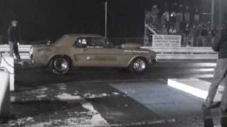 Fools Gold Mustang @ Roxboro Dragway Nov, 07  Wheelstand