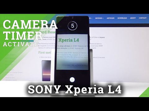 How to Set Camera Timer in SONY Xperia L4 – Camera Countdown