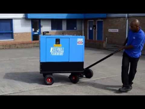 Stephill SSDK10W 10kVA Ultra silent generator -- highly manoeuvrable