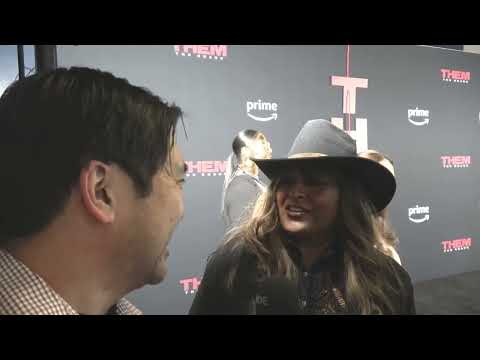 Pam Grier Carpet Interview at Them: The Scare Special Screening