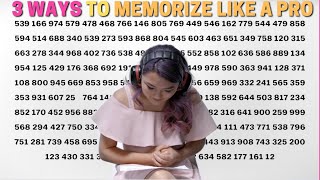 How to Memorize Numbers Quickly (THIS REALLY WORKS!)
