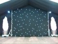 Dave Dee Discos 4m X 3m Starcloth Back Drop 2 X 2m Slik Flames