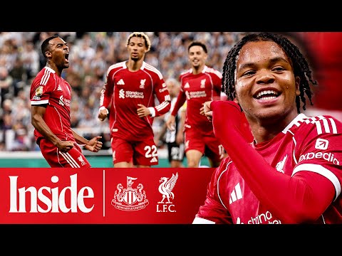 Inside: UNSEEN Footage Of Dramatic Ngumoha Winner! | Newcastle vs Liverpool