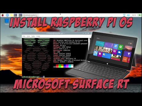 Install Raspberry Pi OS on the Microsoft Surface RT Tablet