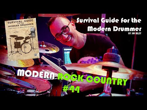 Basi per Batteria - Survival Guide For The Modern Drummer #44 Modern Rock country (by Jim Riley)