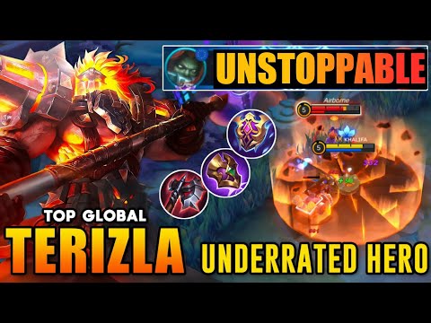 Terizla Best Build and emblem 2023 Unstoppable  - Build Top 1 Global Terizla ~ Mobile Legends (MLBB)