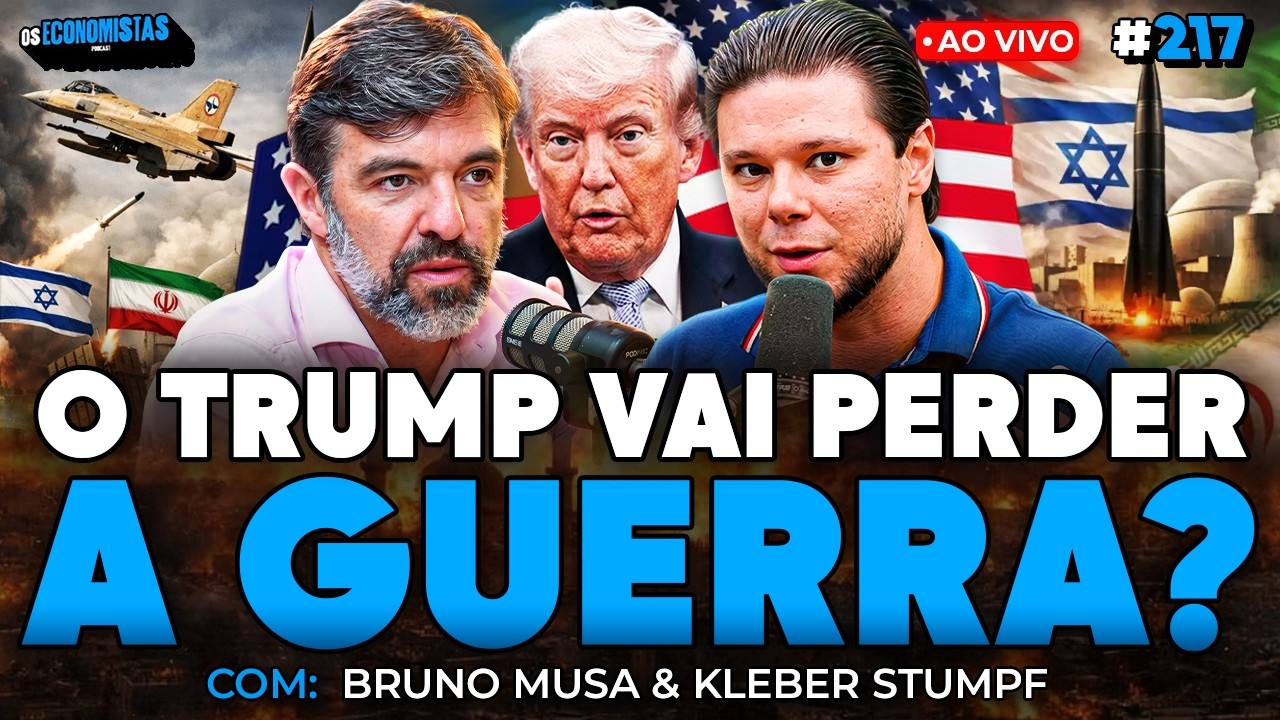 O TRUMP VAI PERDER A GUERRA? BOLSA NA MÁXIMA HISTÓRICA! (Com Bruno Musa) | Os Economistas 217