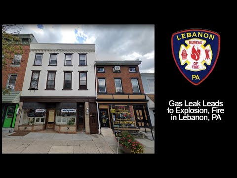 Lebanon Gas Explosion and 2-Alarm Fire Audio 2/2/2021 [Pennsylvania]