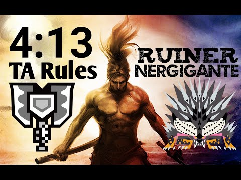 MHW Iceborne PC: Ruiner Nergigante 4:13 Charge Blade TA Wiki Rules, 悉くを滅ぼすネルギガンテチャージアックス ソロ, 歼世灭尽龙