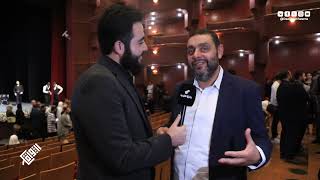 لقاء مع الكاتب الروائي أيمن العتوم في #دمشق على هامش مهرجان أيام البردة#راديو_الثورة