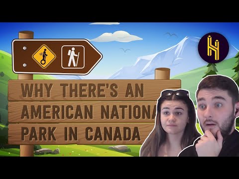 British Couple Reacts to Why There's an American National Park in Canada