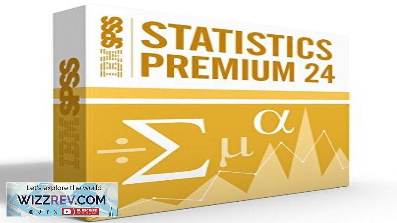 IBM SPSS Statistics Grad Pack Premium V24.0 12 Month License for 2 Review