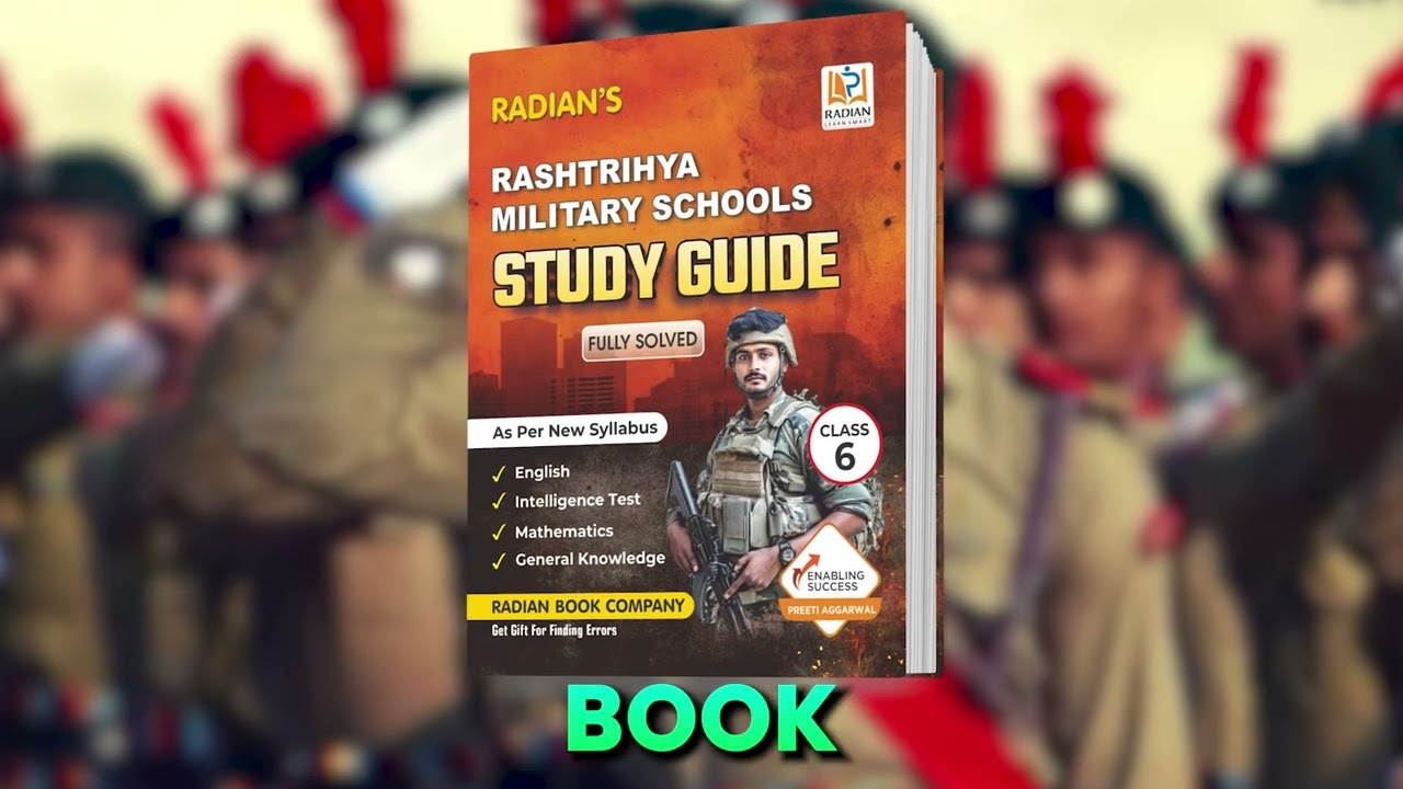 Rashtriya Military School Books for RMS-CET Preparation video thumbnail