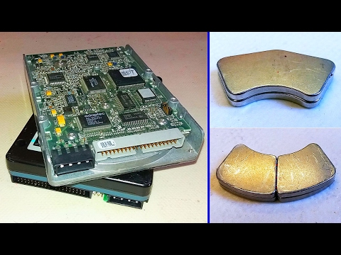 Getting Free Neodymium Magnets from HDD (Hard Drive)
