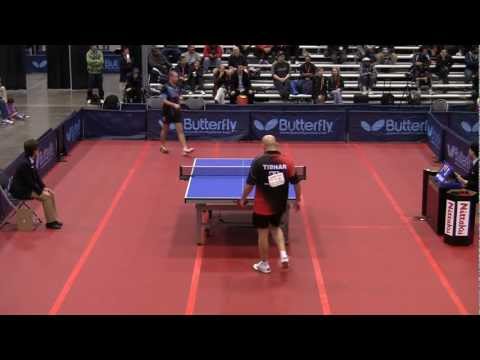 Men's Singles QF: Chance Friend vs. Razvan Cretu - 2011 US Table Tennis Championships