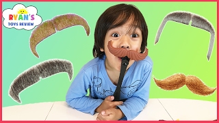 Family Fun Game Night for Kids Mustache Smash Toy Challenge! Egg Surprise Toy Kids Video