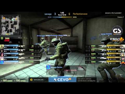 CEVO Season 5 Pro Placement: Perfectionvore vs. Savage on de_dust2 (2 of 2)