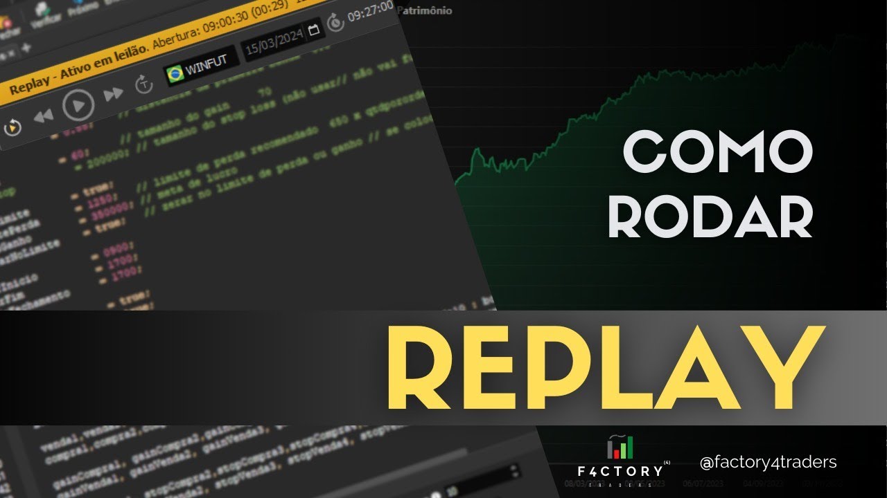 Como Rodar um Replay de Mercado - Robô Fala 300