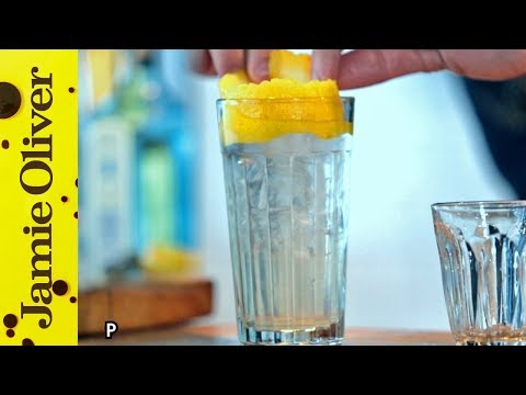 Tom Collins Cocktail With A Spring-time Twist