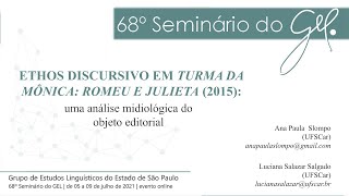 ETHOS DISCURSIVO EM “TURMA DA MÔNICA: ROMEU E JULIETA” (2015): UMA ANÁLISE MIDIOLÓGICA DO OBJETO EDITORIAL