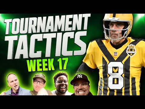 NFL Week 17 DraftKings and FanDuel DFS Strategy and Picks | Tournament Tactics
