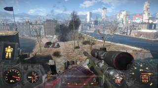 Fallout 4 -Minutemen- Castle Artillery Test