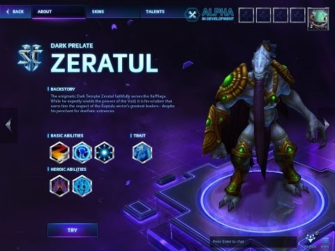 Heroes of the Storm: Character Demo - Zeratul