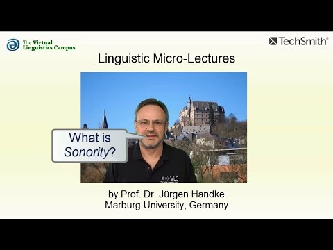 PHO_016 - Linguistic Micro-Lectures: Sonority