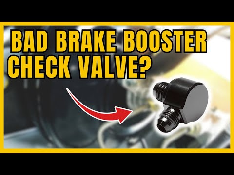 Part of a video titled 7 Symptoms of a Bad Brake Booster Check Valve - YouTube