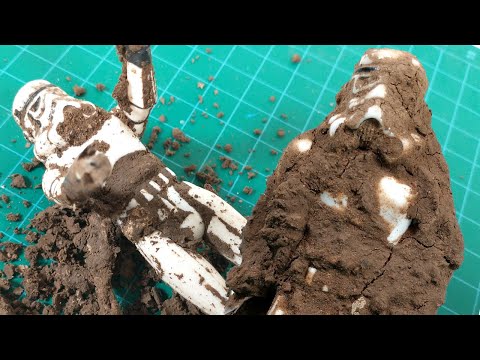 Abandoned Star Wars Stormtrooper toy restoration repair