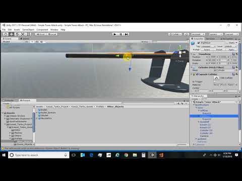 Unity3D Automated Tower Defense 9: FireSpawn