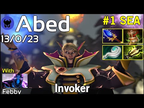 Abed [Fnatic] plays Invoker!!! Dota 2 7.22