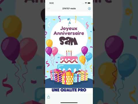 App Carte Discount : Imprimer et partager des cartes d'anniversaire gratuitement sur IOS Et Android