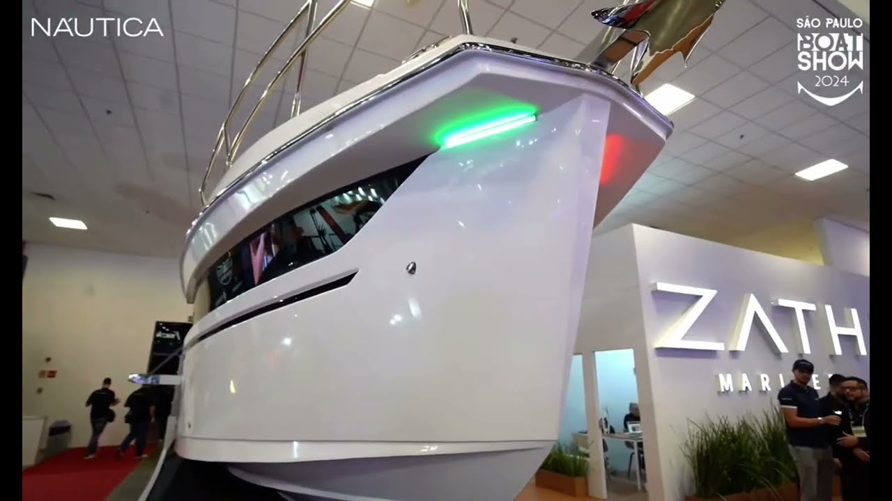 ZATH 328 HT no São Paulo Boatshow 2024 com Revista Náutica