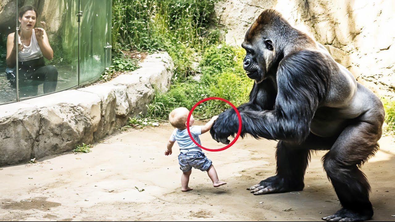 Gorilla Refuses to Let Go of Child — What Happens Next Leaves Mother in TEARS