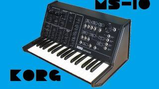 Video thumbnail for KORG MS-10 Analog Synthesizer 1978 | HQ DEMO by AnalogAudio1