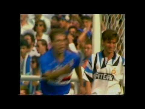 1991/1992 : SERIE A : ROUND 4: SAMPDORIA vs INTER MILAN