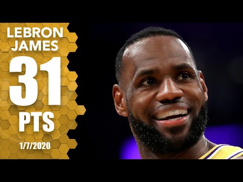LeBron James drops 31 points, 6 3-pointers vs. Knicks at home | 2019-20 NBA Highlights