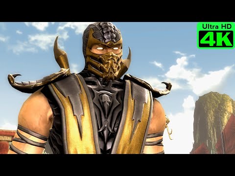 Scorpion vs Kung Lao & Nightwolf | Hunting Sub-Zero | Mortal Kombat 9 Cinematic