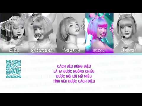 Cách Yêu ĐÚng Điệu - Em Xinh Say Hi Karaoke (Bích Phương, Mỹ Mỹ, Lamoon, Juky San, Quỳnh Anh Shyn)