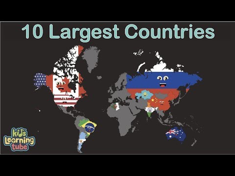 Top 10 Biggest Countries in the World/Top 10 Largest Countries in the World