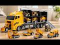 Construction Truck Toy Carrier For Kids Mini Construction Vehicle Set Toy Truck Video