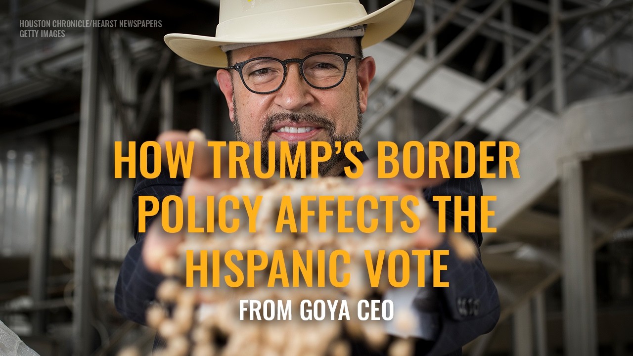‘No,’ Trump’s Pro-Border Security Agenda Won’t Cost Him Hispanic Vote, Goya CEO Says